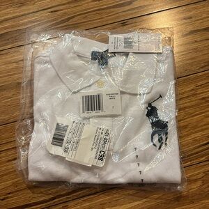 Polo Ralph Lauren, New, White, Boy size 7 youth.